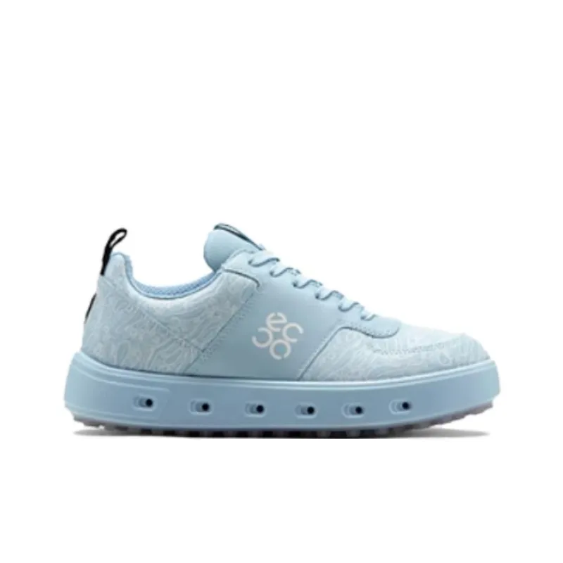 Ecco GOLF STREET 720 Low Top Skateboard Shoes Women's Blue-1