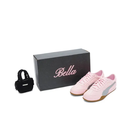 PUMA Bella Anti Slip Wear Resistant Low Top Casual Shoes Unisex Pink