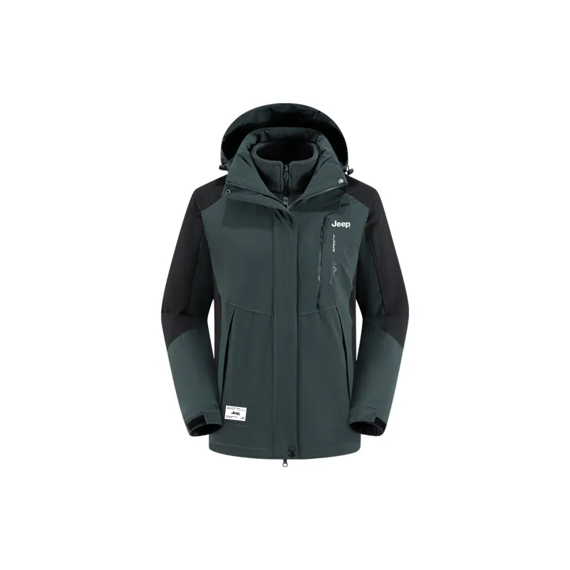 Jeep Outdoor Hiking Windproof Thermal Windbreaker Jacket Unisex-1