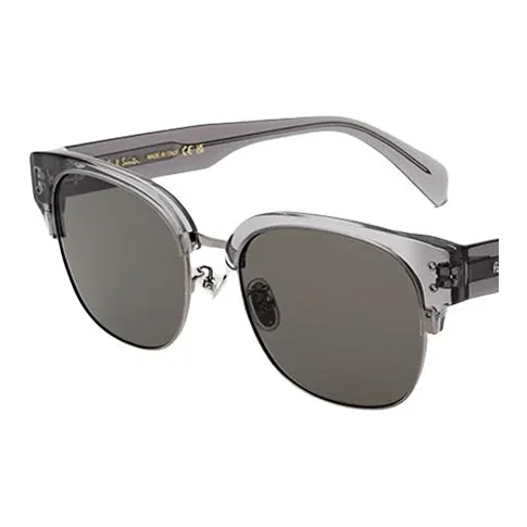 Paul Smith Plate Frame Irregular Shape Sunglasses Unisex Gray-2
