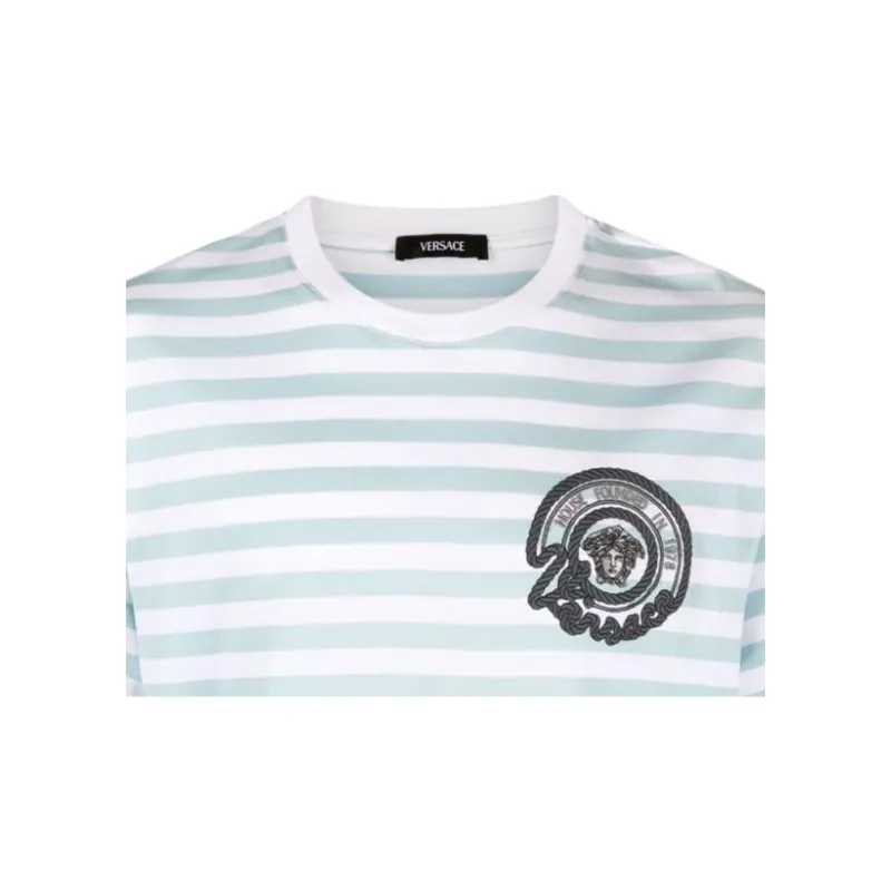 VERSACE T Shirt Men's Light Blue-1