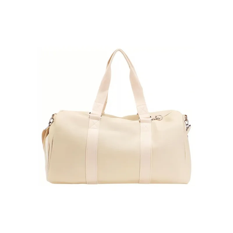 XTEP PU Synthetic Leather Tote Bag, Shopping Bag, Crossbody Bag Regular Unisex Light Khaki-1