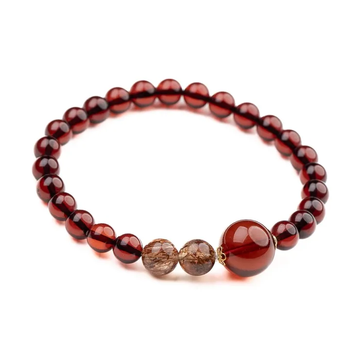 Xianyuan Amber/Beeswax Bracelets Unisex-0