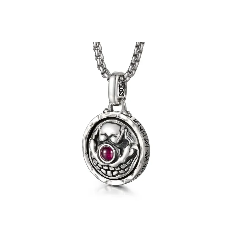 IDEAGEMER 925 Sterling Silver Necklaces Men's-6