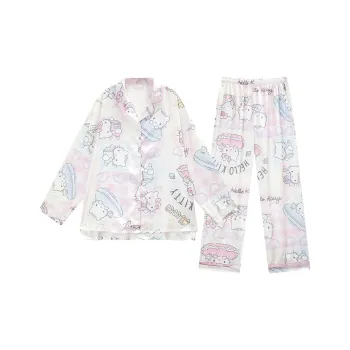 GUKOO x Sanrio Hello Kitty Pajama Set Women's Pearl Pink