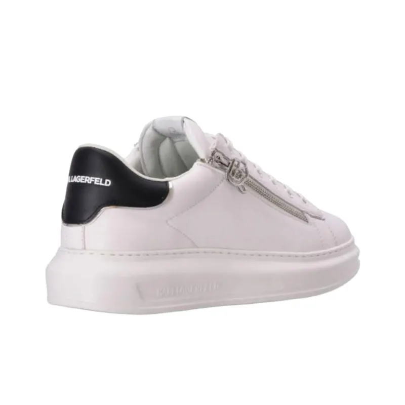 KARL LAGERFELD Kapri Low-Top Skateboard Shoes Men's White-3