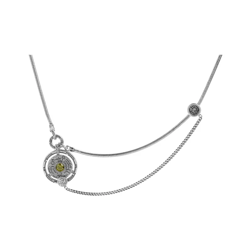 Ah Bo Ci De 925 Sterling Silver Necklaces Unisex-0