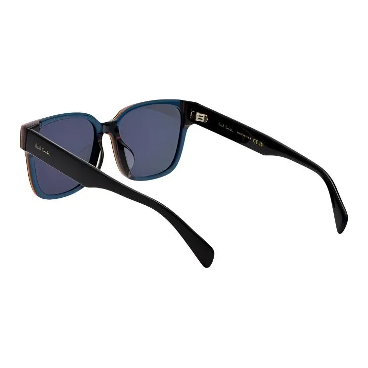 Paul Smith Plate Frame Square Sunglasses Unisex Black-3