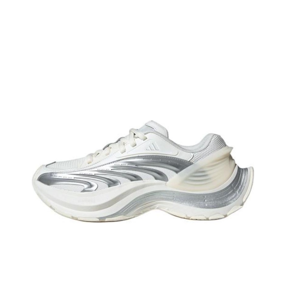 Adidas Running Shoes Unisex Low-Top White Silver - POIZON