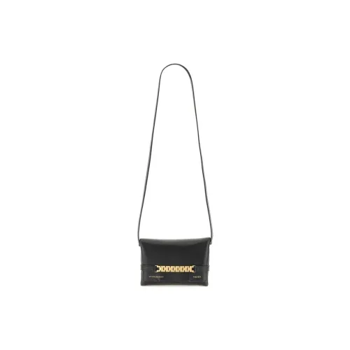 Victoria Beckham Leather Crossbody Bag Shoulder Bag Mini Women's Black