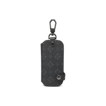 SEPTWOLVES Artificial Leather Key Pouch Men's Black