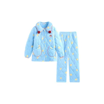 Wabi Town Pajama Set Women's Blue