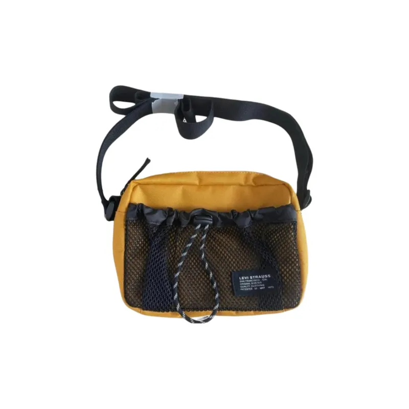 Levi's Polyester Crossbody Bag Shoulder Bag Medium Size Unisex Yellow-1
