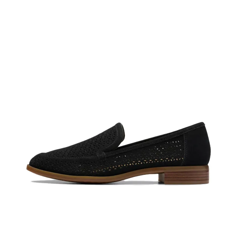 Clarks Trish Cove Loafers Women's Black-0