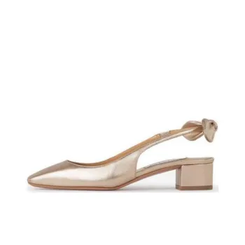 AQUAZZURA 35mm Very Bow Tie Slingback Pumps