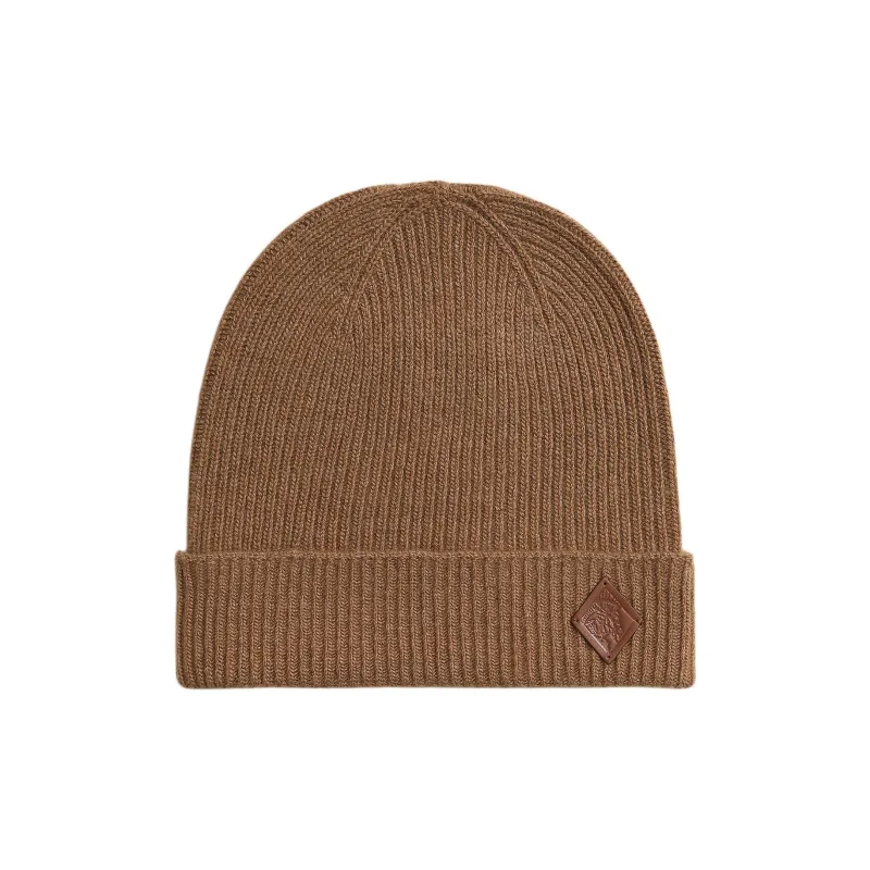 HERMES Wool Cashmere Calfskin Beanies Men's Multicolor-0