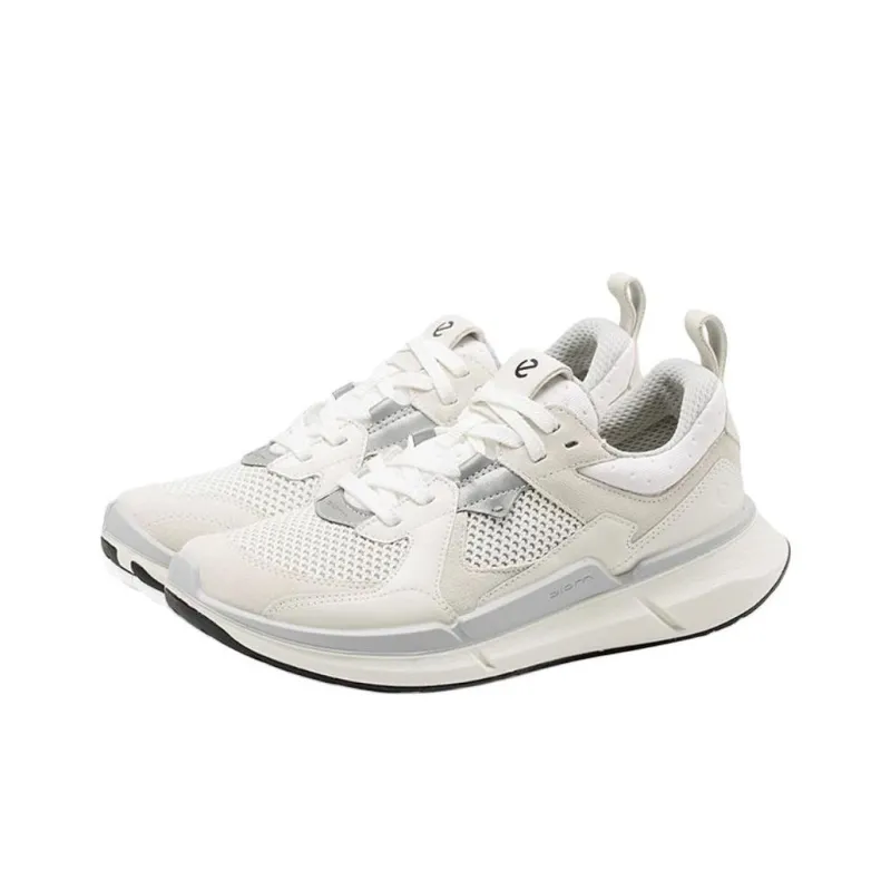 Ecco Walking BIOM2.2 Low Top Casual Shoes Women's White-2