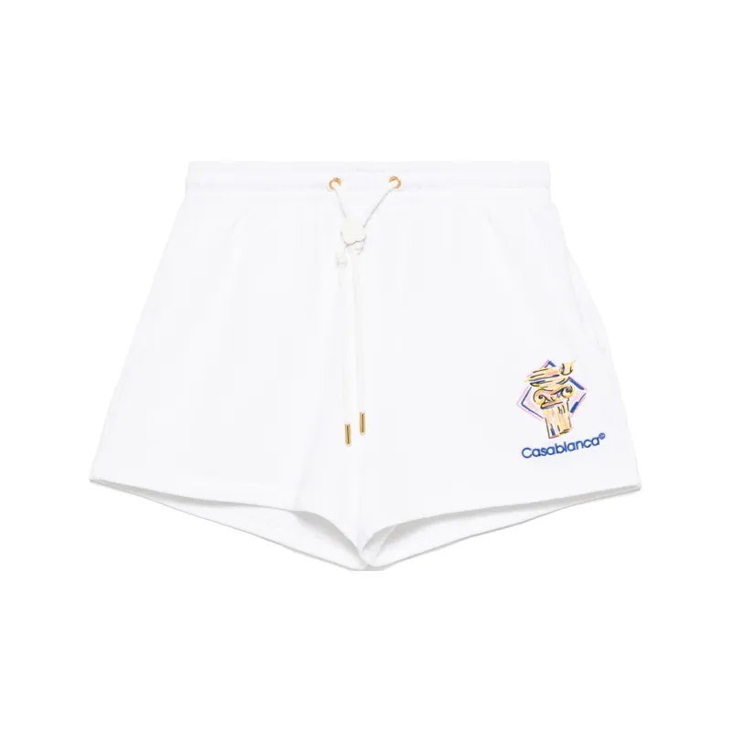 CASABLANCA Diamond Column Sweatshorts-0
