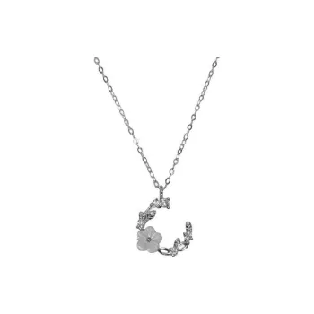 Golden Kite Sterling Silver 999 Synthetic Cubic Zirconia Necklaces Women's