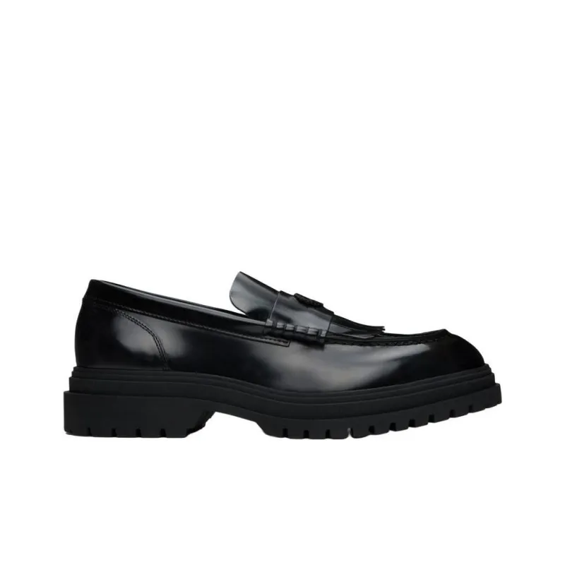 FRED PERRY Loafer Loafers Men's Black-1