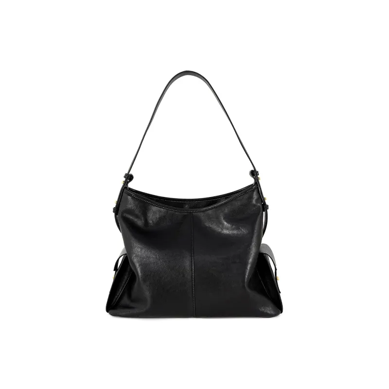 Vigno Synthetic Leather Handbag, Shoulder Bag Regular Women's Sandalwood Brown/Black-8