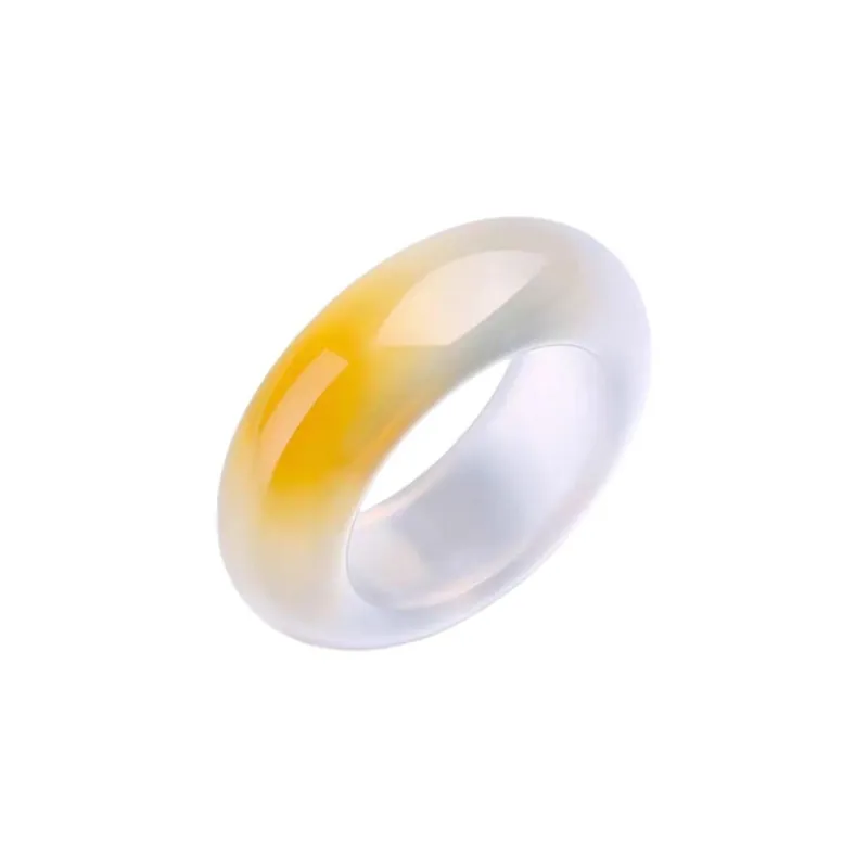 YUDI Jade Rings Unisex-5