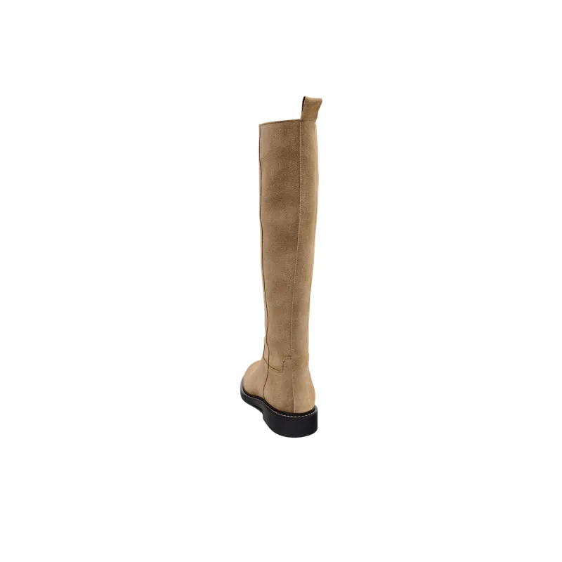ZARA Knee high Boots Women's Brown-4