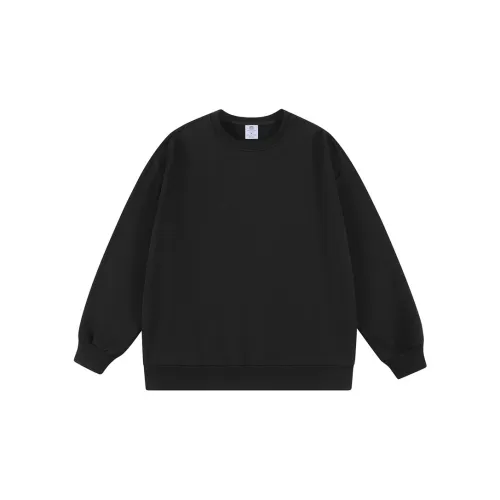 Tonlion Sweatshirt Unisex Solid Color