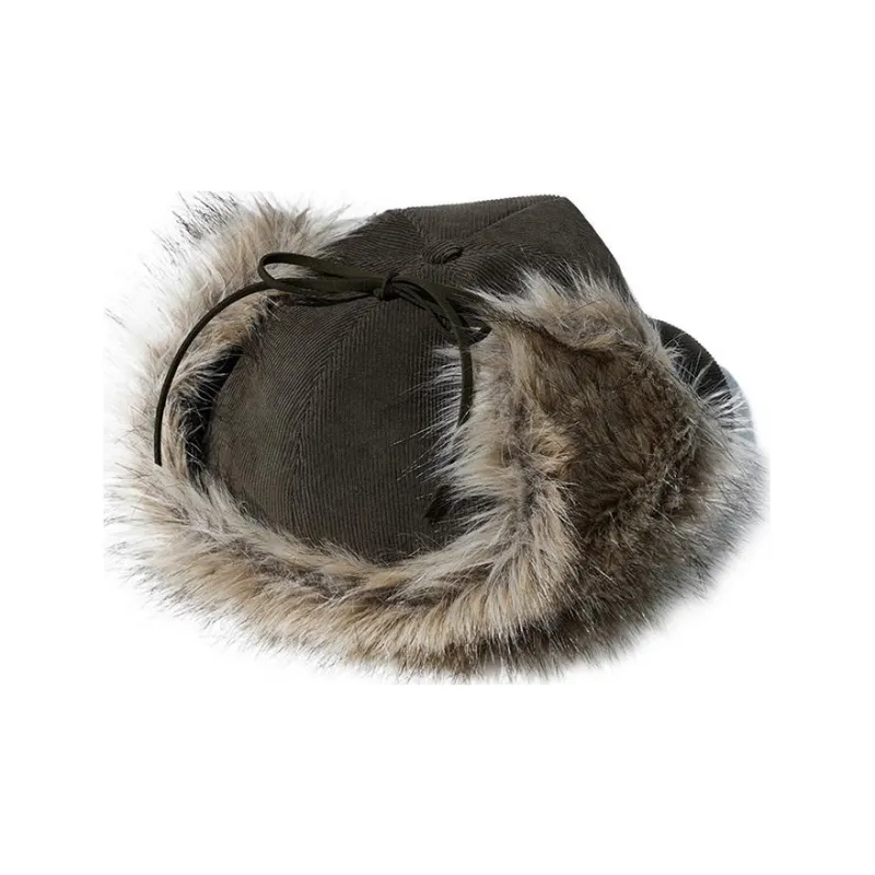 Open Yy Polyester Trapper Hats Women's-5
