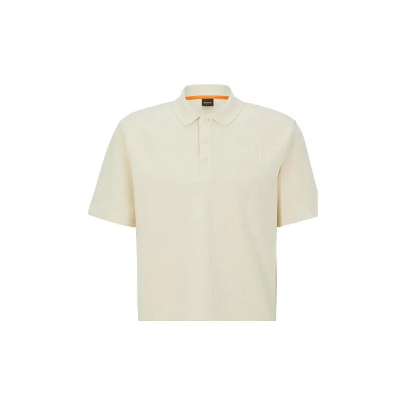 HUGO BOSS Polo Shirts Men Light Beige-4
