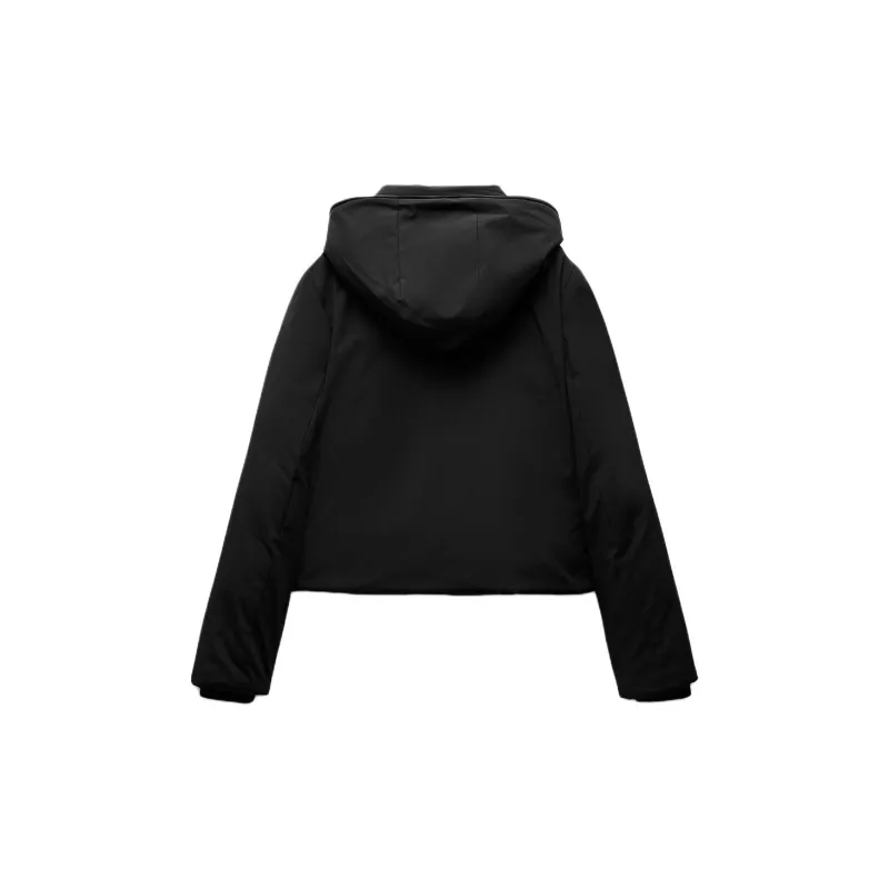 ZARA Puffer Jacket Women's Black-1