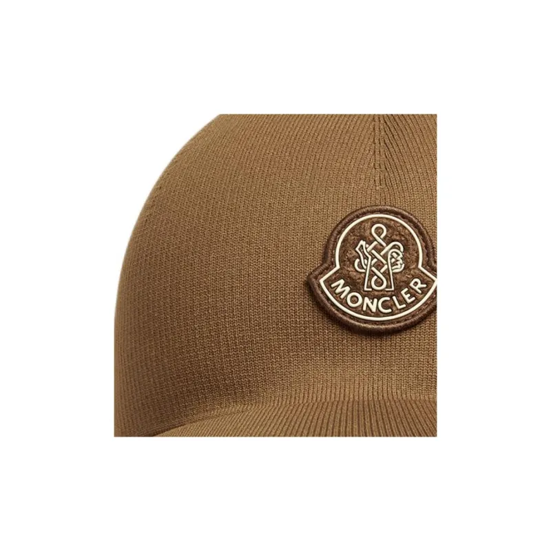 Moncler Nylon Baseball Caps Women's Brown-2