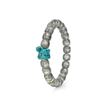 Yulan Wenwan Star Moon Bodhi Seeds Ice Clear Rabbit Style Buddhist Bead Fortune Bead Unisex