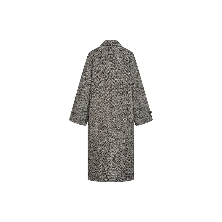 URBAN REVIVO Coats Women's Dark Brown-1