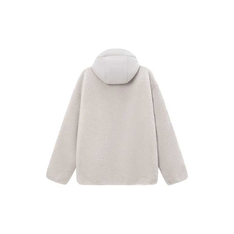 CAMEL Warm Fleece Series Velvet feel Coat Unisex-3
