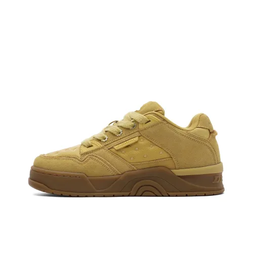 Dickies Gingerbread Man Low-Top Skateboard Shoes Unisex Ginger Yellow