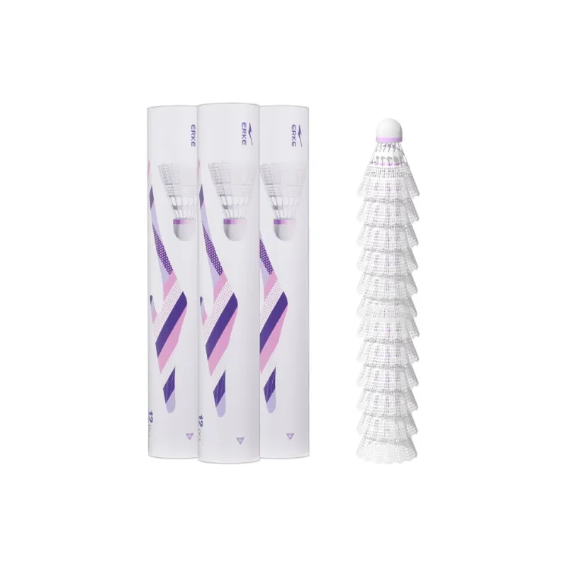 Erke 12 Pack 3 Pack 6 Pack Nylon Training Specific Shuttlecocks-6