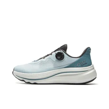 LiNing Cushioning Anti Slip Wear Resistant Breathable Support Rebound Low Top Casual Shoes Unisex Cyan