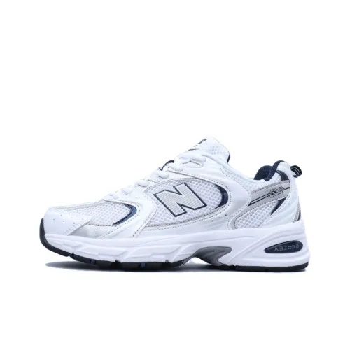 New Balance Anti Slip Wear Resistant Low Top Casual Running Shoes Men
s Silver