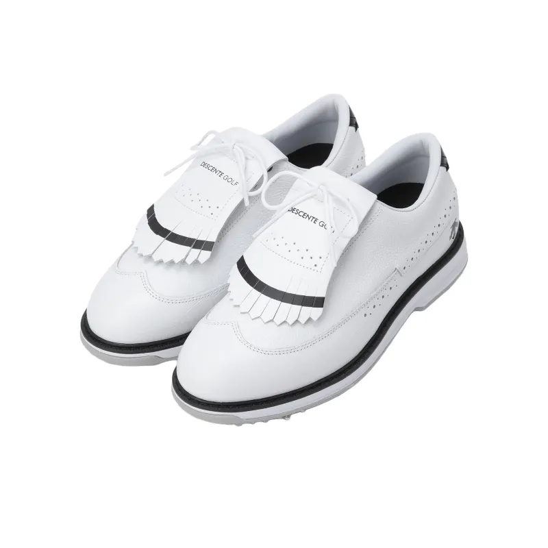 DESCENTE PRO CLASSIC LACE Anti Slip Wear Resistant Low Top Golf Shoes Women's White-2