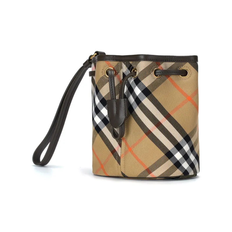 Burberry Cotton Clutch Women's Sand-2