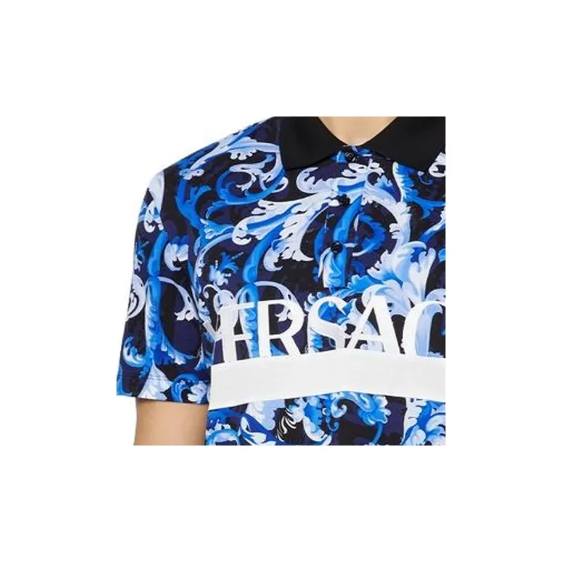 VERSACE VERSACE Polo Shirt Men's Blue-5