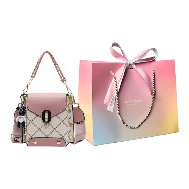 Yalu PU One Shoulder Handbag Women's Multicolor-28