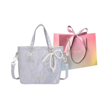 Yalu PU Shoulder Bag Crossbody Bag Handbags Regular Women's Black/White/Light Gray