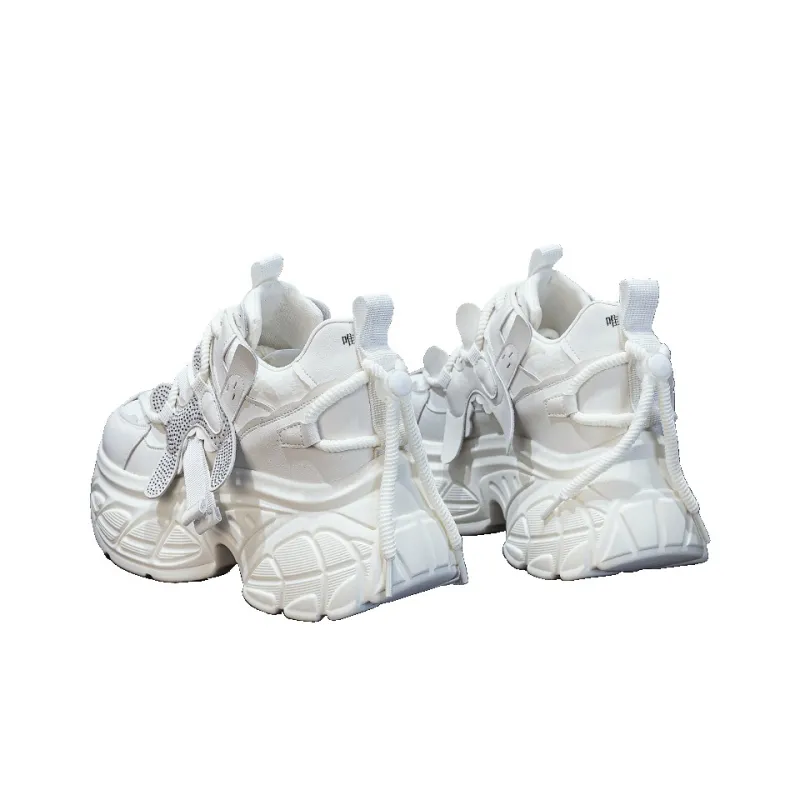 The Mystery Of Glamour Height Increasing Low Top Chunky Sneakers Women's-2