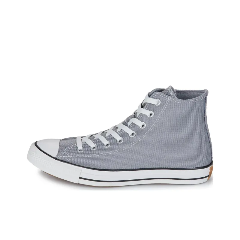 Converse Chuck Taylor All Star Anti Slip Wear Resistant High Top Canvas Shoes Men's Gray-0