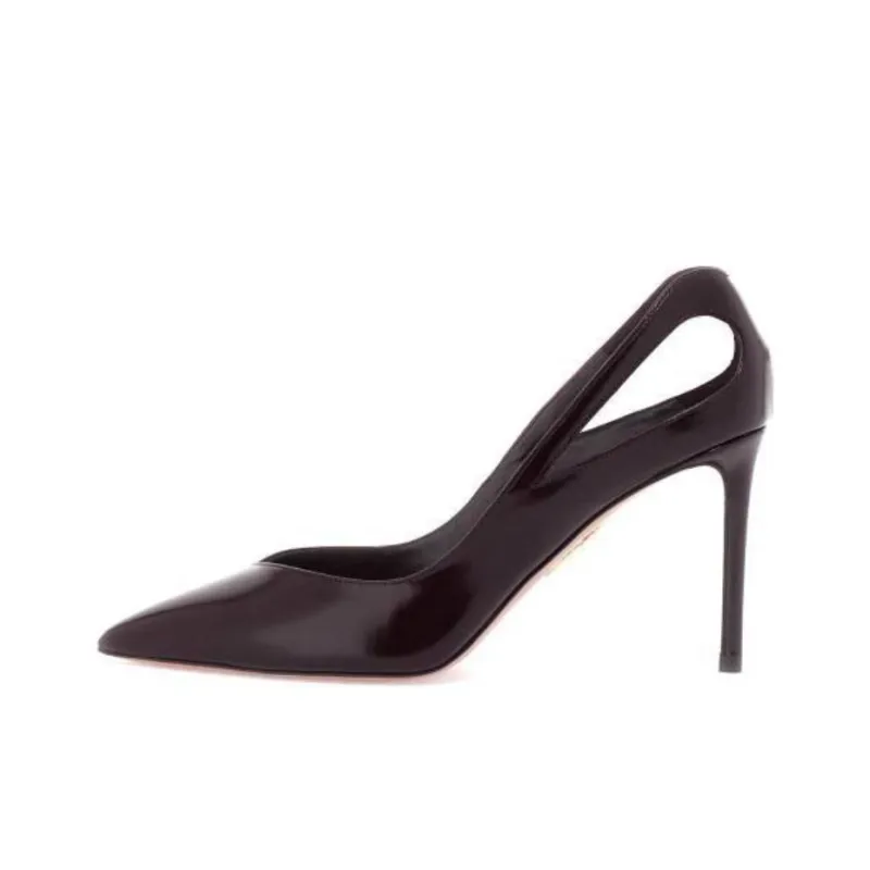 AQUAZZURA Sheeva Slim Heel High Heels 8.5cm Women's Purple-0