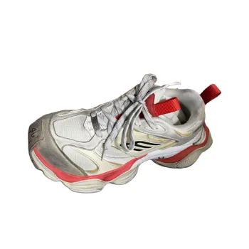 Balenciaga Low Top Casual Shoes Men's White Red