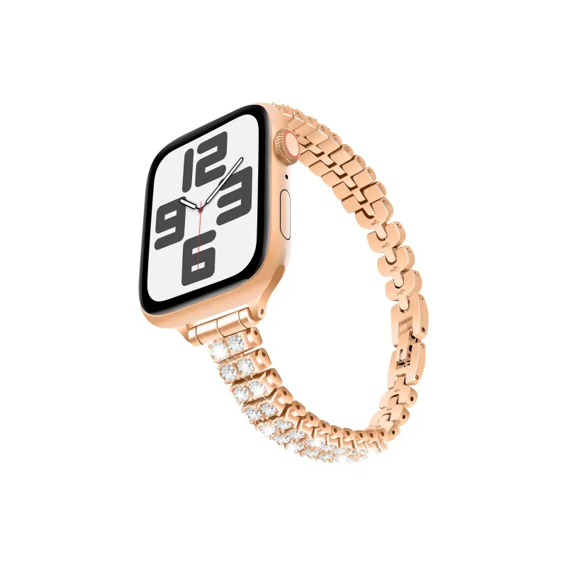 IWabcertoo Watch Band Apple Compatibility Diamond Material-4