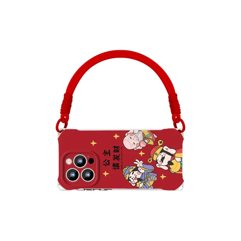 Sen Dog Silicone Material Niche Crossbody Phone Cases Compatible With IPhone 16 Pro Max/Pro/Plus/15/14/13-4